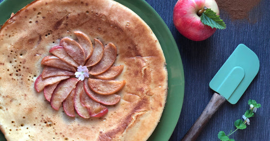Crêpe hollandaise aux pommes du Québec - La Boite à Grains