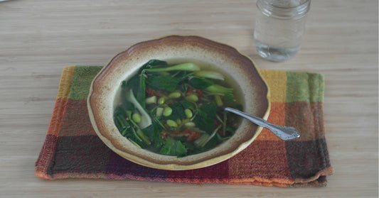Soupe aux légumes verts - La Boite à Grains