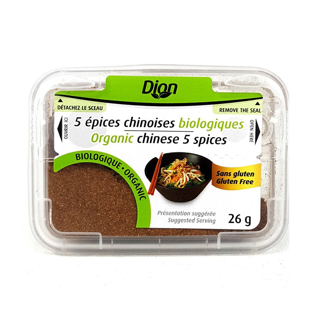 5 Épices Chinoises Biologiques Dion - La Boite à Grains