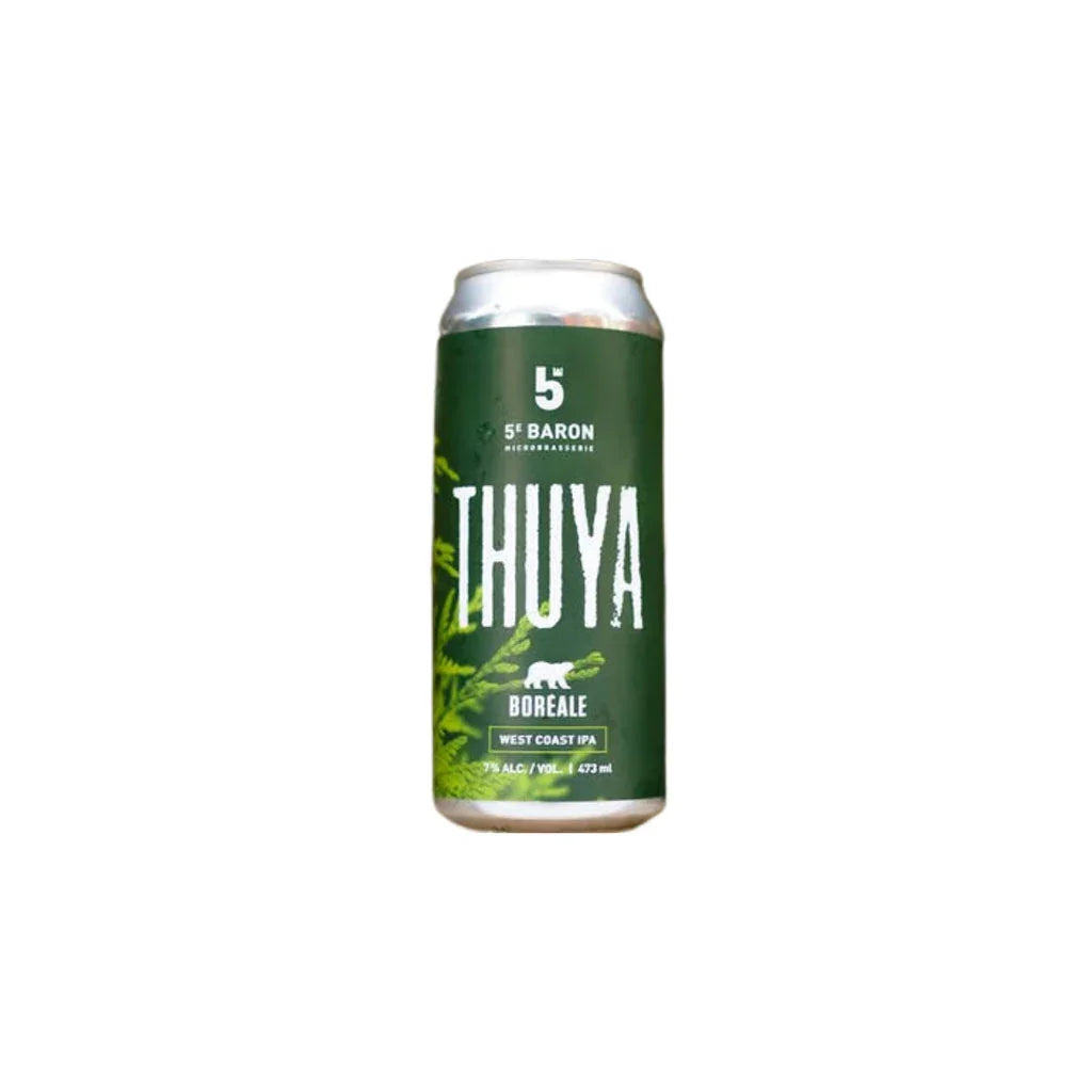 Thuya 5e Baron Boréale beer - La Boite à Grains