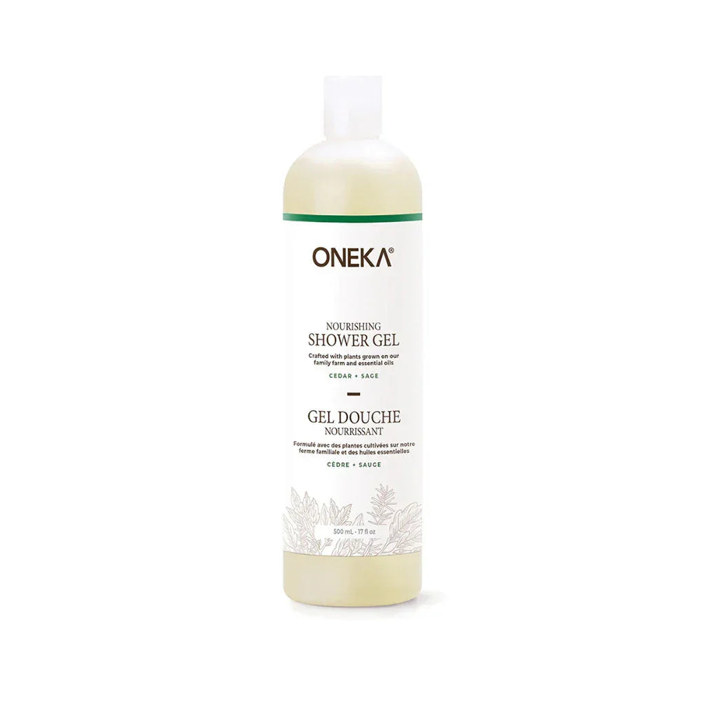 Oneka nourishing shower gel cedar sage - La Boite à Grains