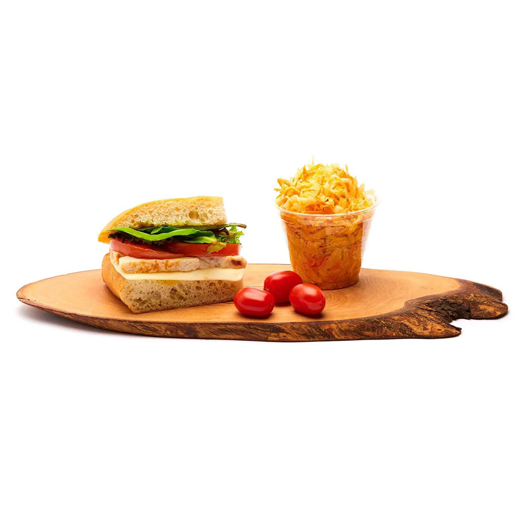 combo sandwich focaccia poulet et salade de chou AB Gourmet - La Boite à Grains