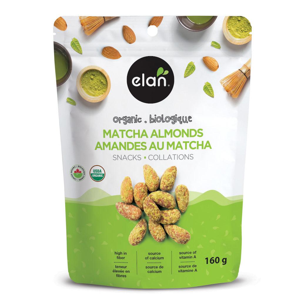 Amandes au Matcha Biologique Elan - La Boite à Grains