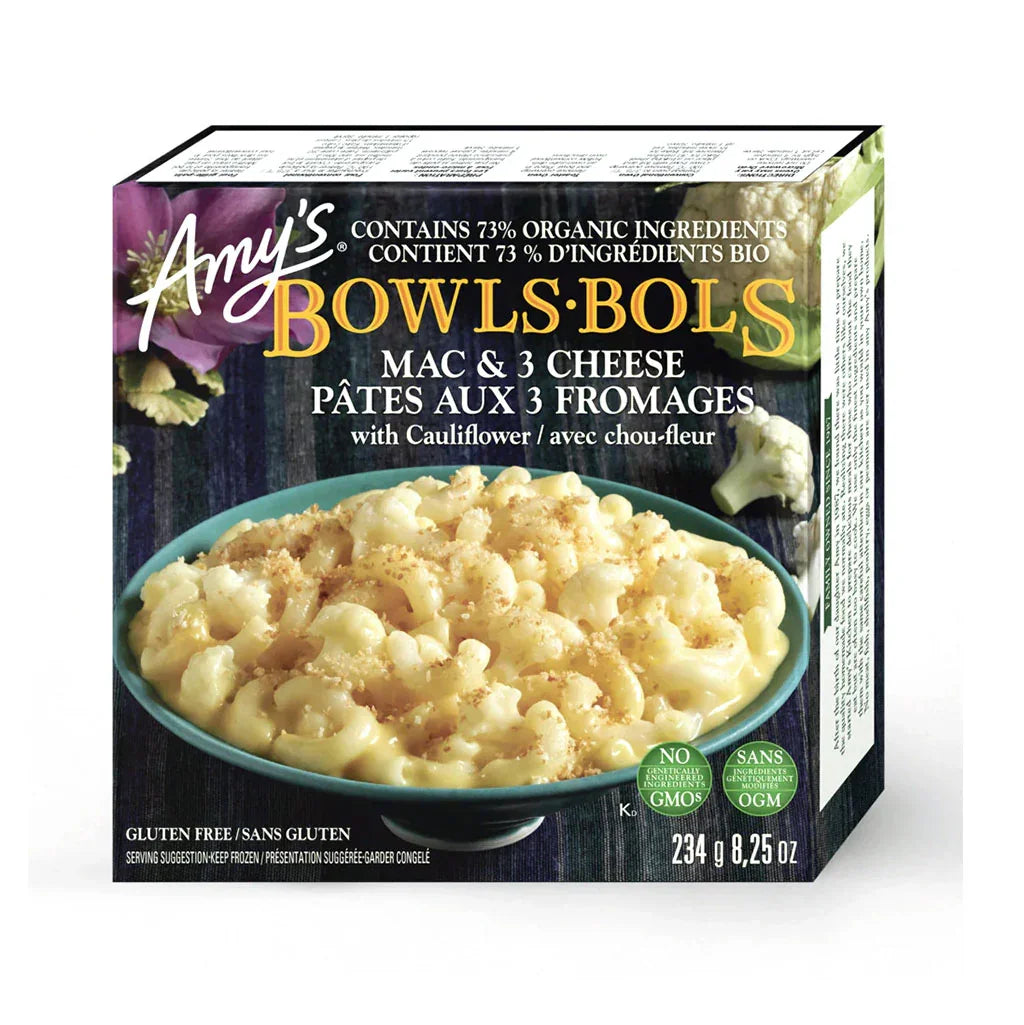 3 cheese pasta with cauliflower Amy's - La Boite à Grains