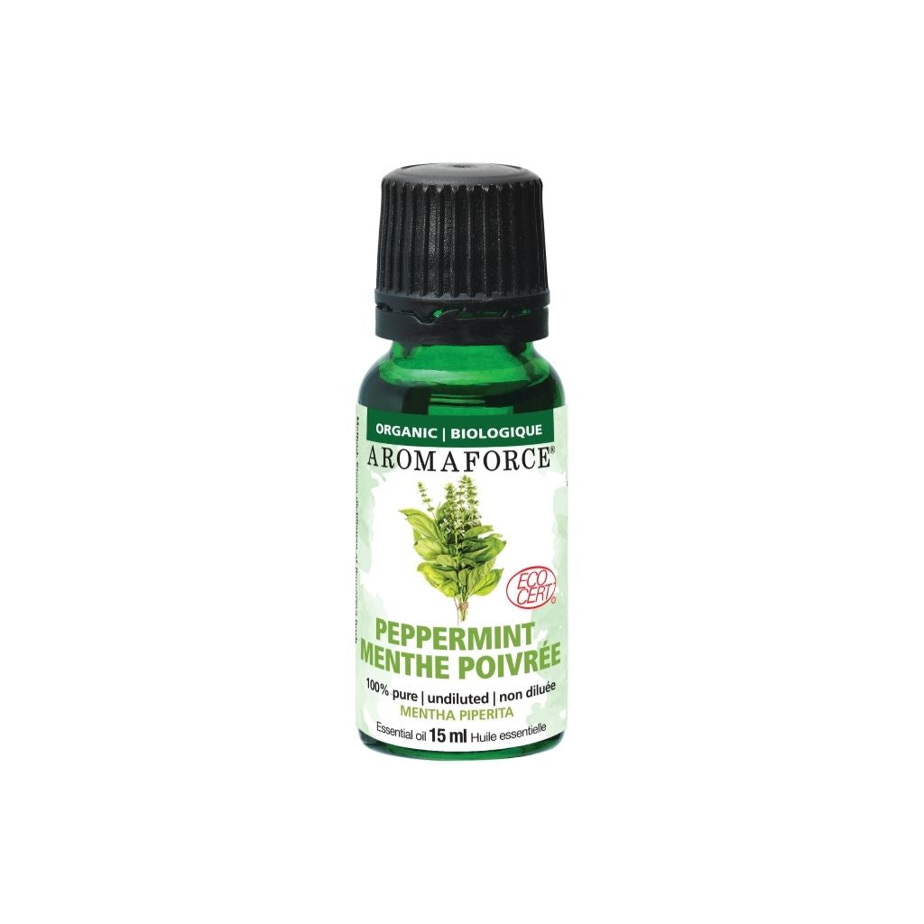 Huile Essentielle de Menthe Poivrée Biologique Aromaforce - La Boite à Grains