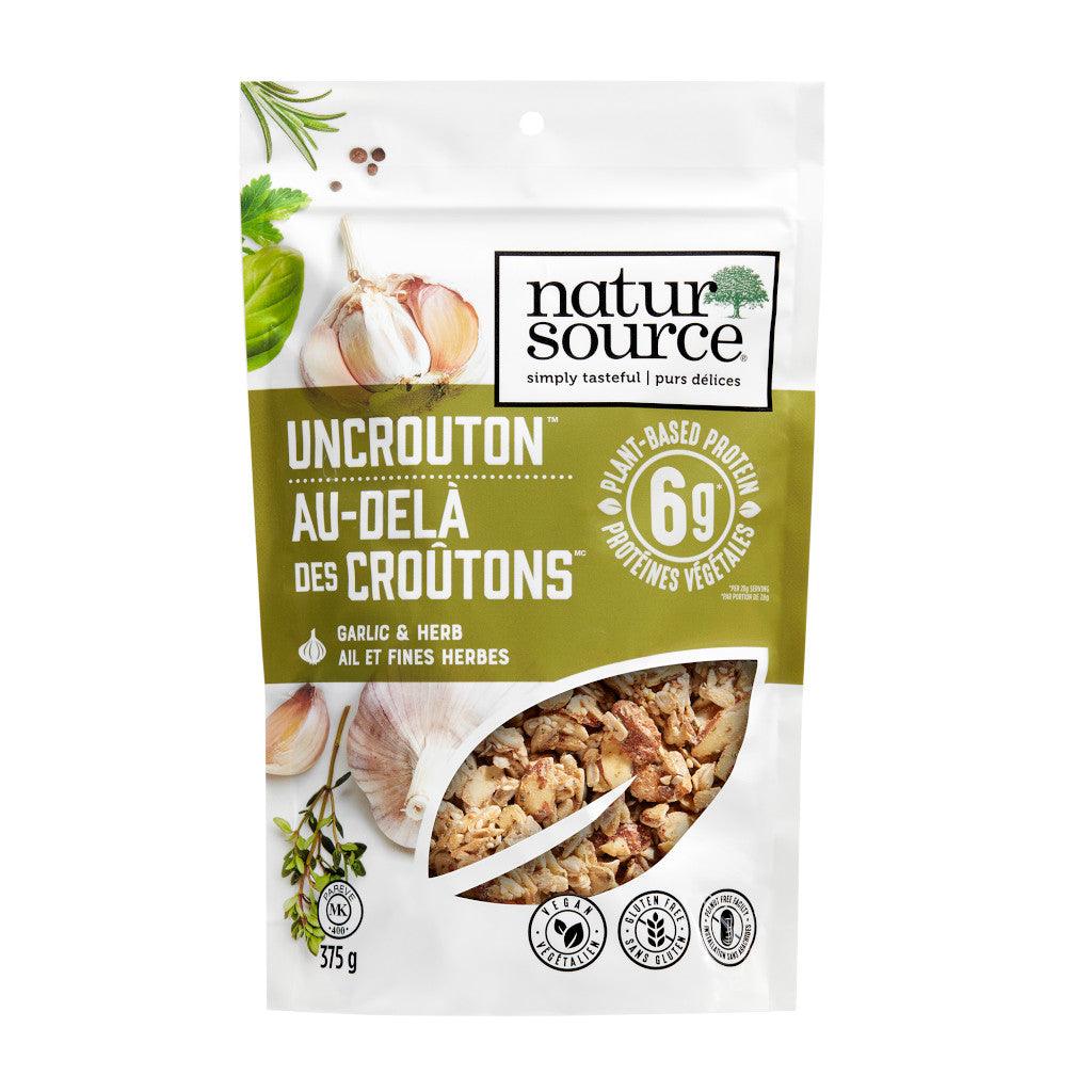 Au-Delà des Croûtons Ail et Fines Herbes NaturSource - La Boite à Grains