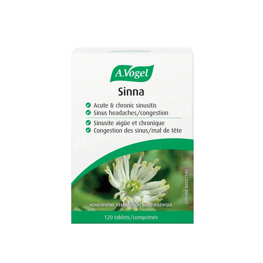 a. vogel sinna sinusite congestion 120 comprimés