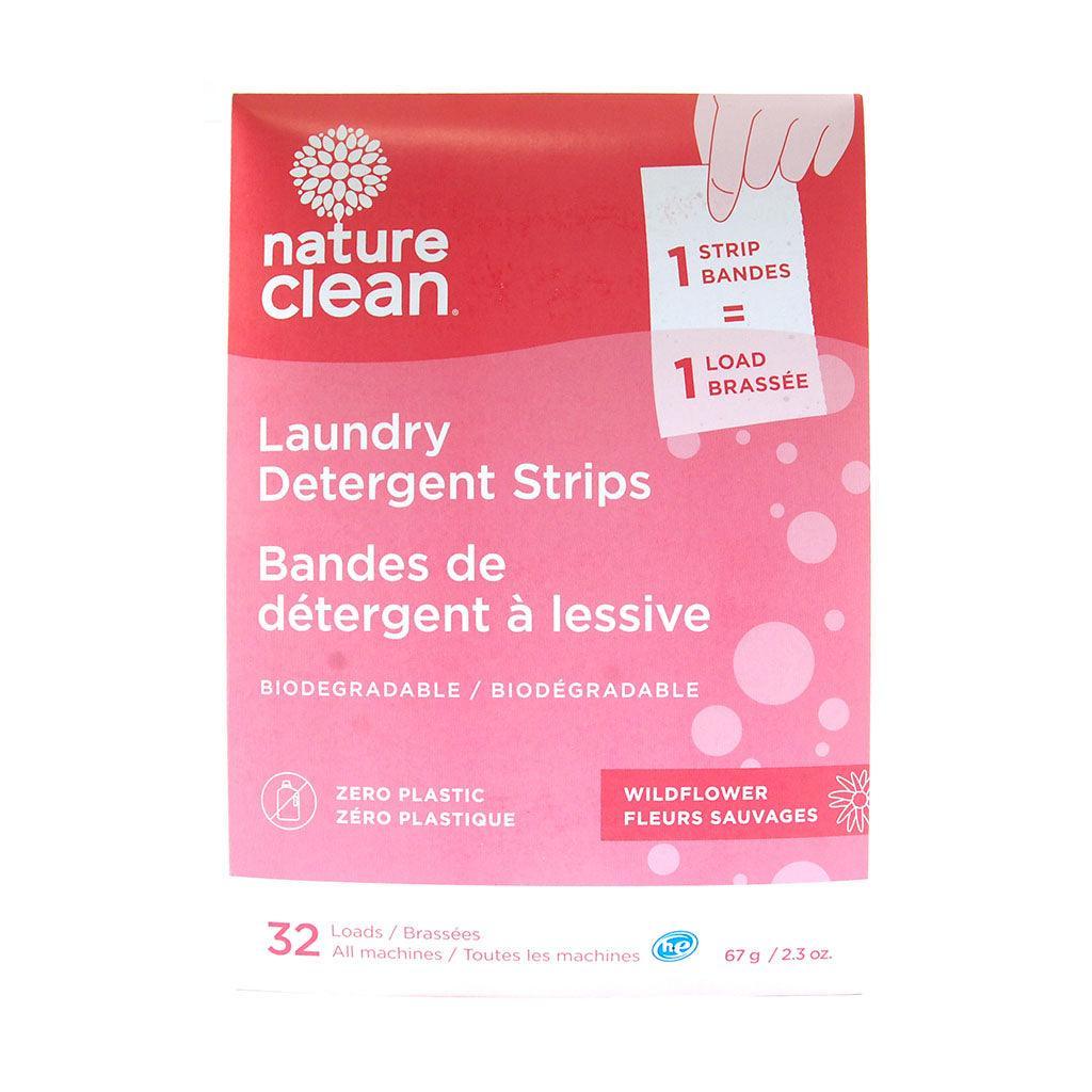 Bandes de Détergent à Lessive Biodégradable Fleurs Sauvages Nature Clean - La Boite à Grains