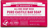 Pure Castile Soap Bar - Rose Dr. Bronner's - La Boite à Grains