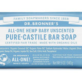 Pure Castile Soap Bar - Unscented Baby Dr. Bronner's - La Boite à Grains