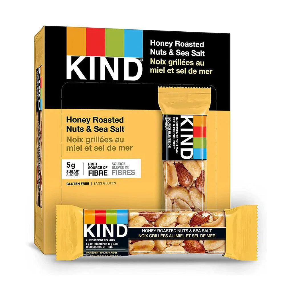 Kind Roasted Nuts with Honey and Sea Salt Bar - La Boite à Grains