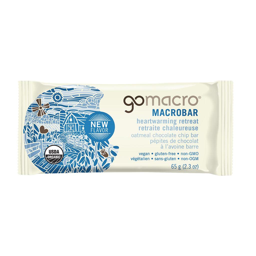 Barre Retraite Chaleureuse Avoine Pépites de Chocolat GoMacro - La Boite à Grains