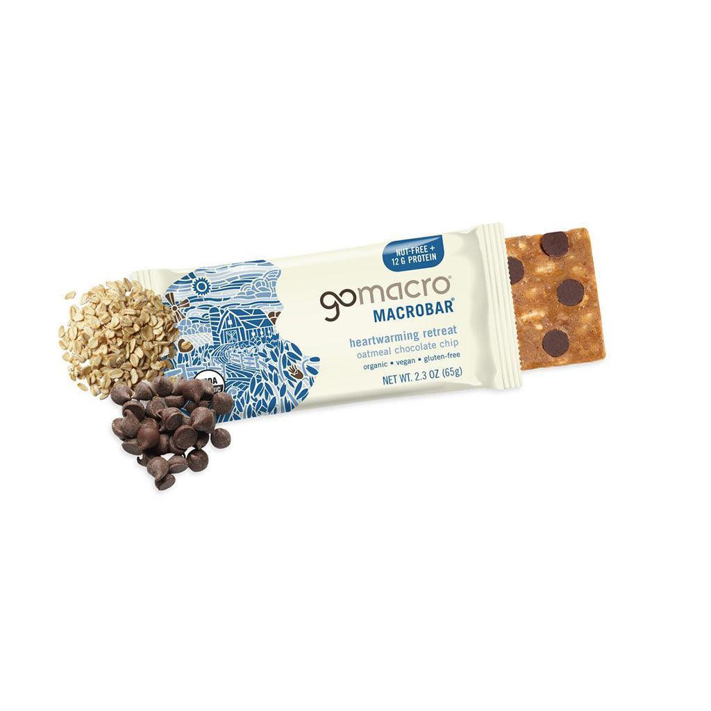 Barre Retraite Chaleureuse Avoine Pépites de Chocolat GoMacro - La Boite à Grains