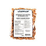 Bâtonnets aux Graines de Sésame à l'Ail Arema - La Boite à Grains
