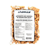 Bâtonnets aux Graines de Sésame Non Salés Arema - La Boite à Grains