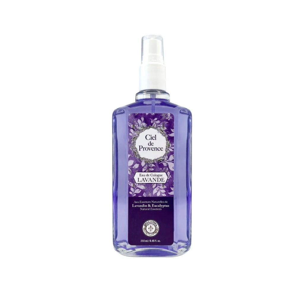 bella vita eau de cologne lavande ciel de provence 250 ml - La Boite à Grains