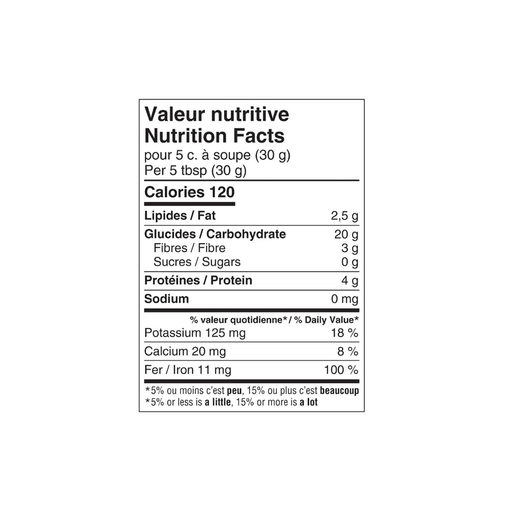 mélange d'avoine texturé pour bébé biologique Belov - La Boite à Grains