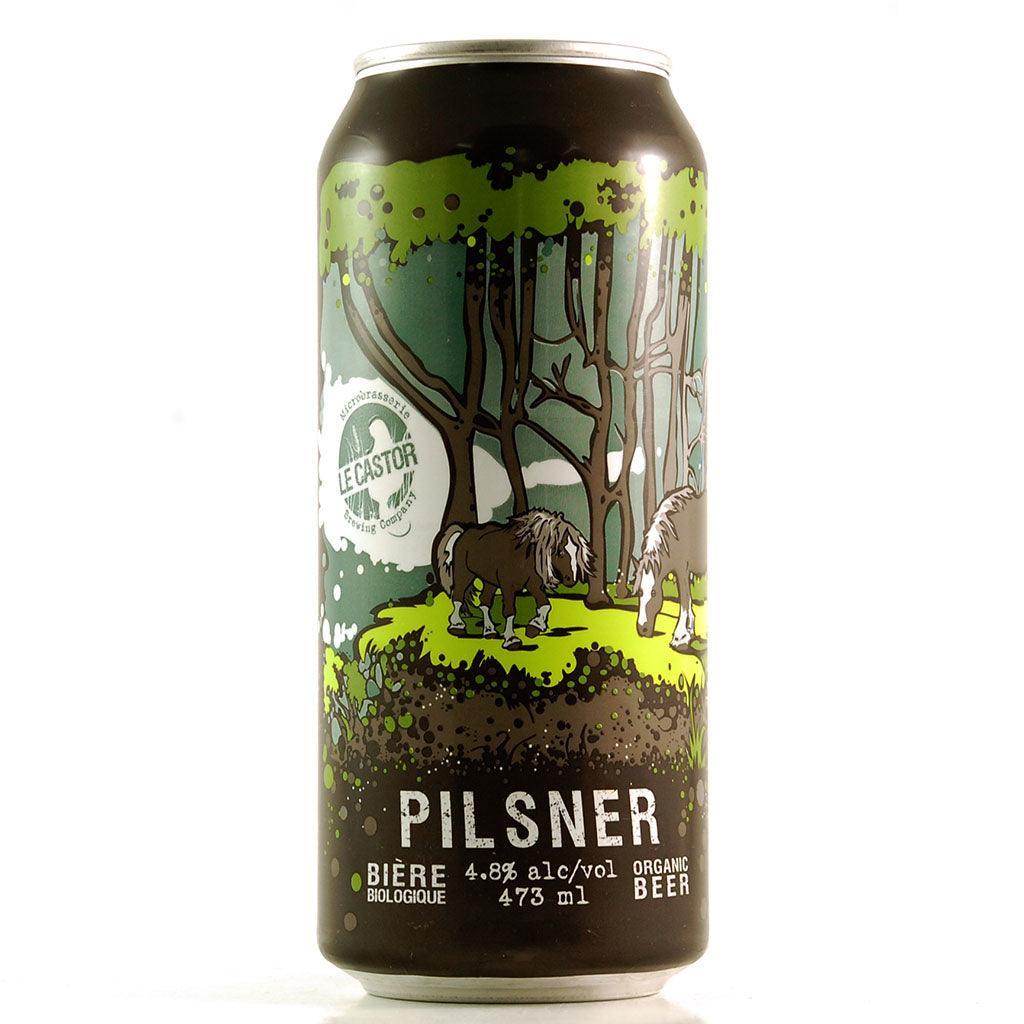 Le Castor Organic Pilsner Beer - La Boite à Grains