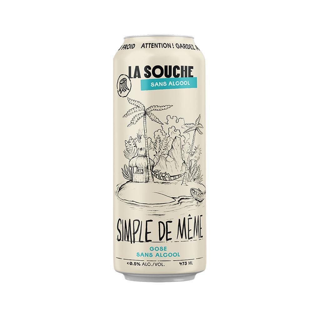 Simple Beer of the Same Gose Without Alcohol La Souche - La Boite à Grains