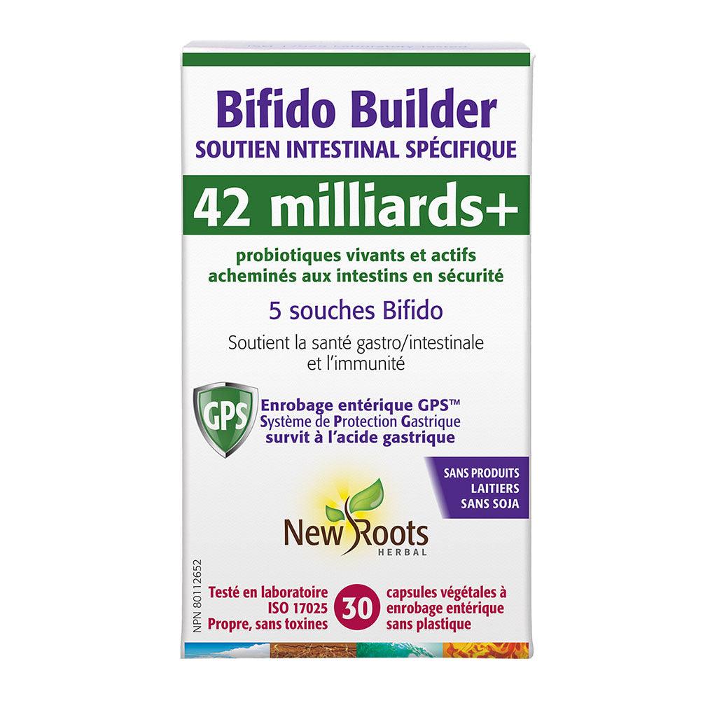 Bifido Builder Soutien Intestinal Spécifique 42 Milliards+ New Roots Herbal - La Boite à Grains