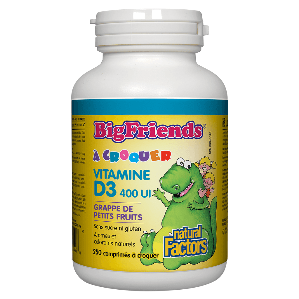 Big Friends Vitamine D3 Natural Factors - La Boite à Grains