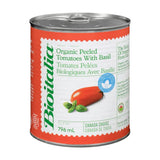 tomates pelées biologiques avec basilic Bioitalia - La Boite à Grains