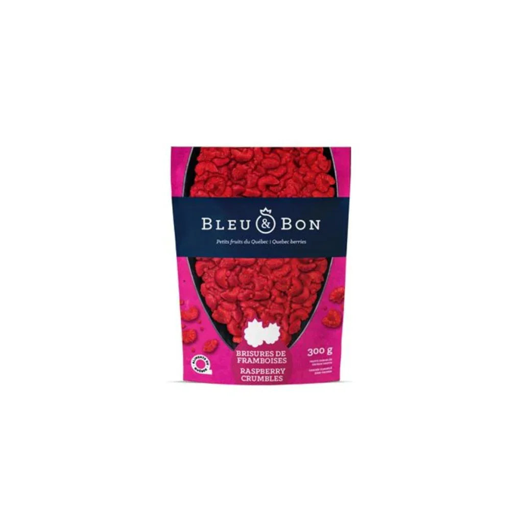 brisures de framboises surgelées du Québec Bleu & Bon - La Boite à Grains