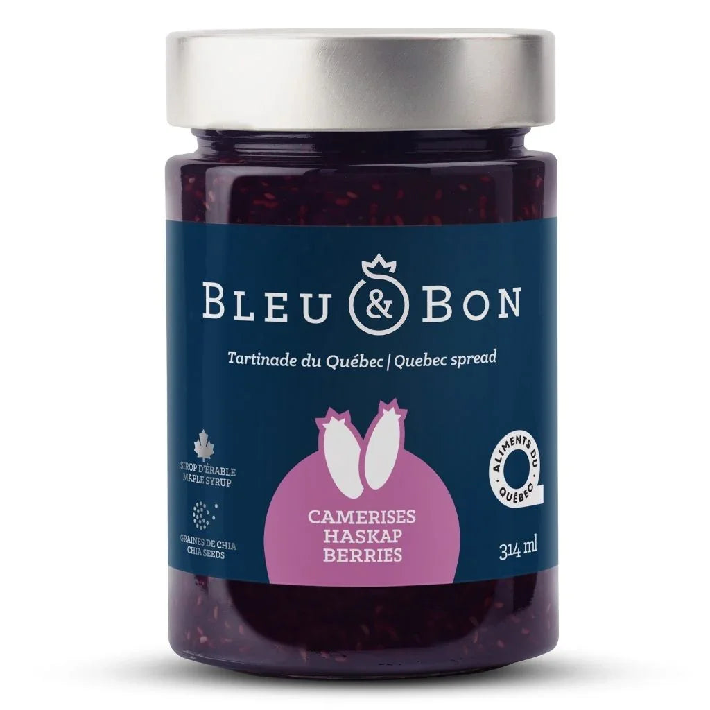 blue & good Quebec haskap spread - La Boite à Grains