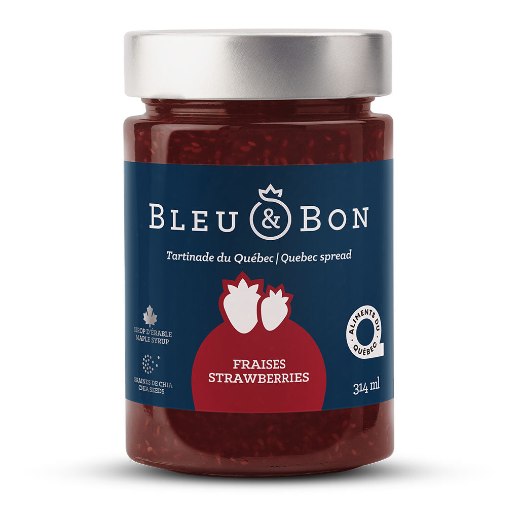 tartinade du Québec fraises - La Boite à Grains