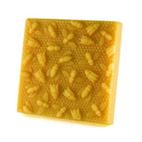 Bloc Cire d'Abeille Naturelle 100% Pure avec Motif 1 lb (+/-) Honey Candles - La Boite à Grains