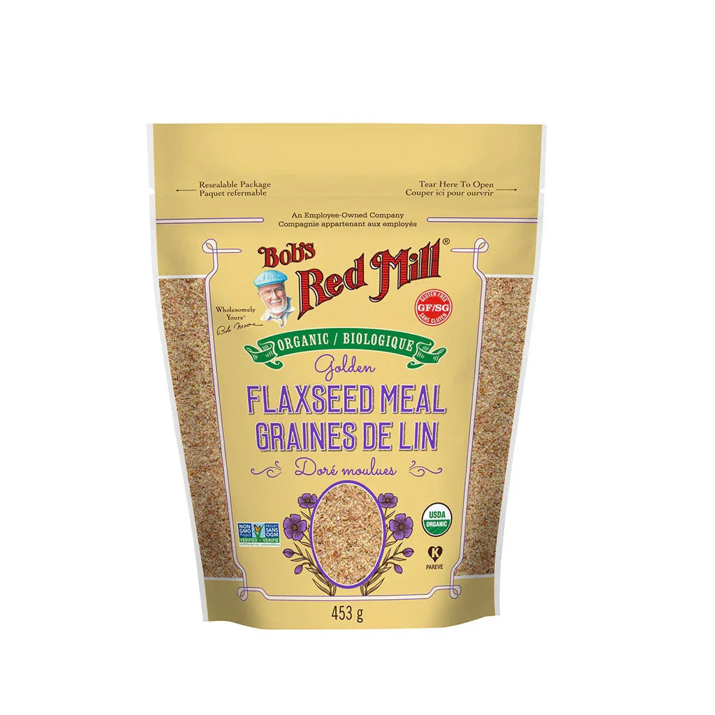 bob's red mill graines de lin doré moulues biologique sans gluten 453 g