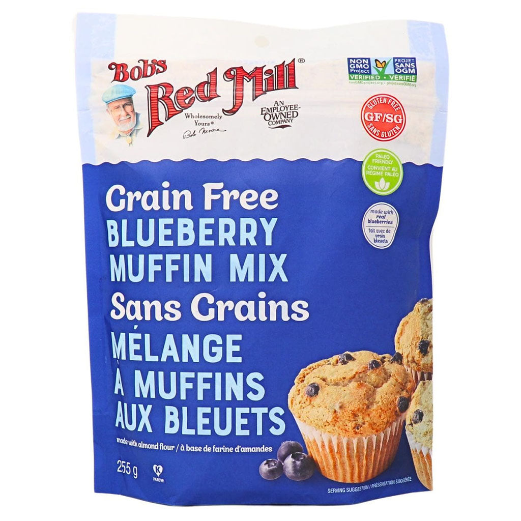 mélange à muffins aux bleuets sans grains Bob's Red Mill - La Boite à Grains