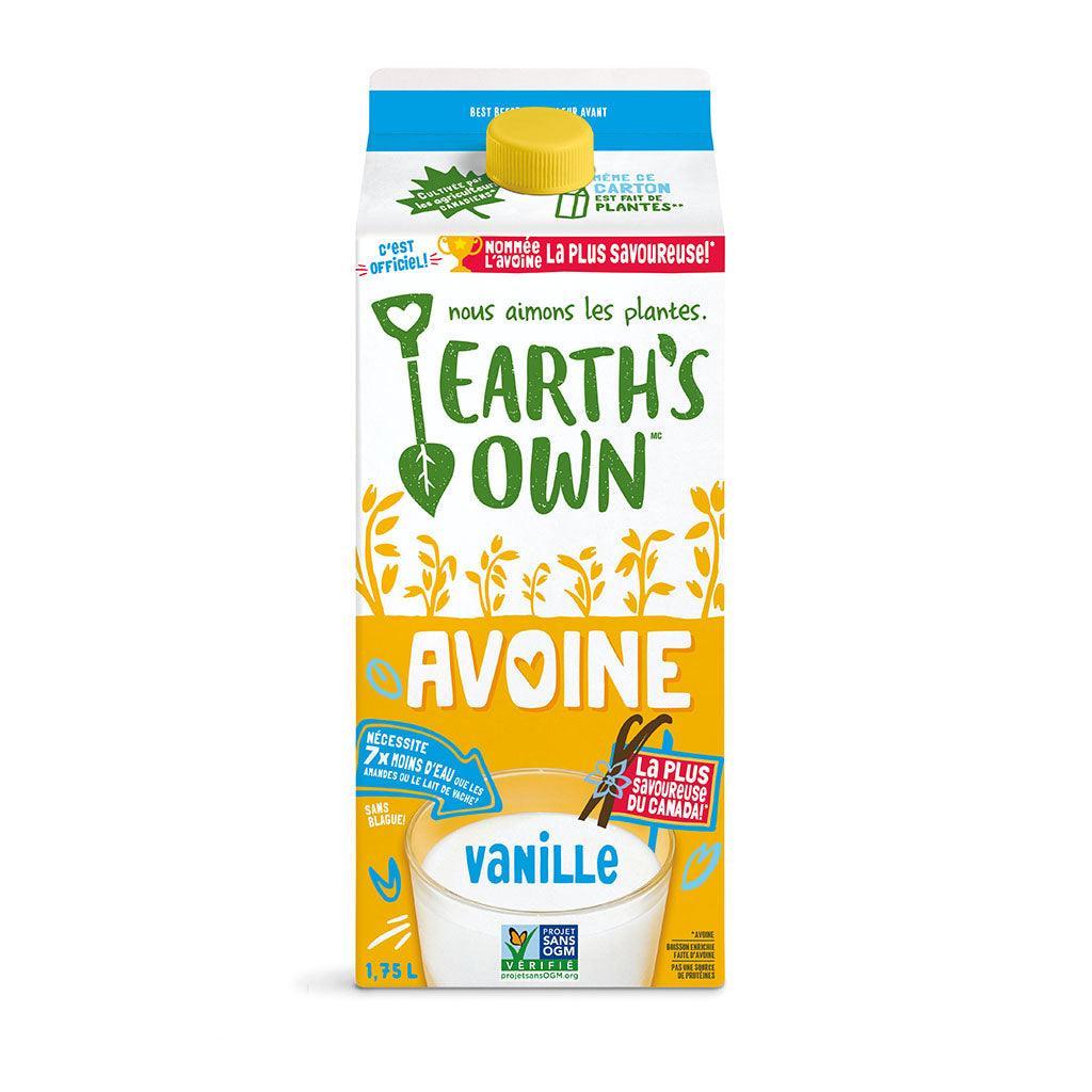 Boisson Avoine Vanille 1.75 Litre Earth's Own - La Boite à Grains