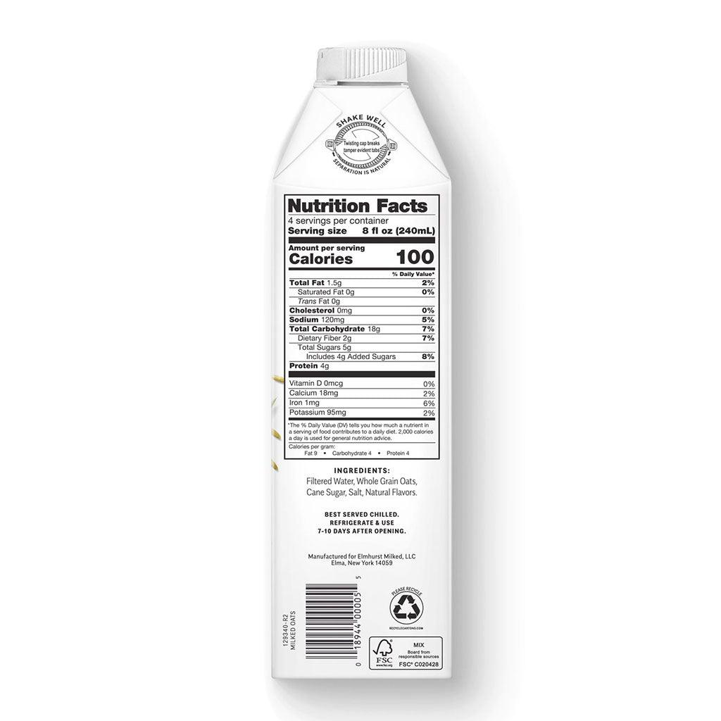 Boisson d'Avoine Non Sucrée Elmhurst 1925 - La Boite à Grains