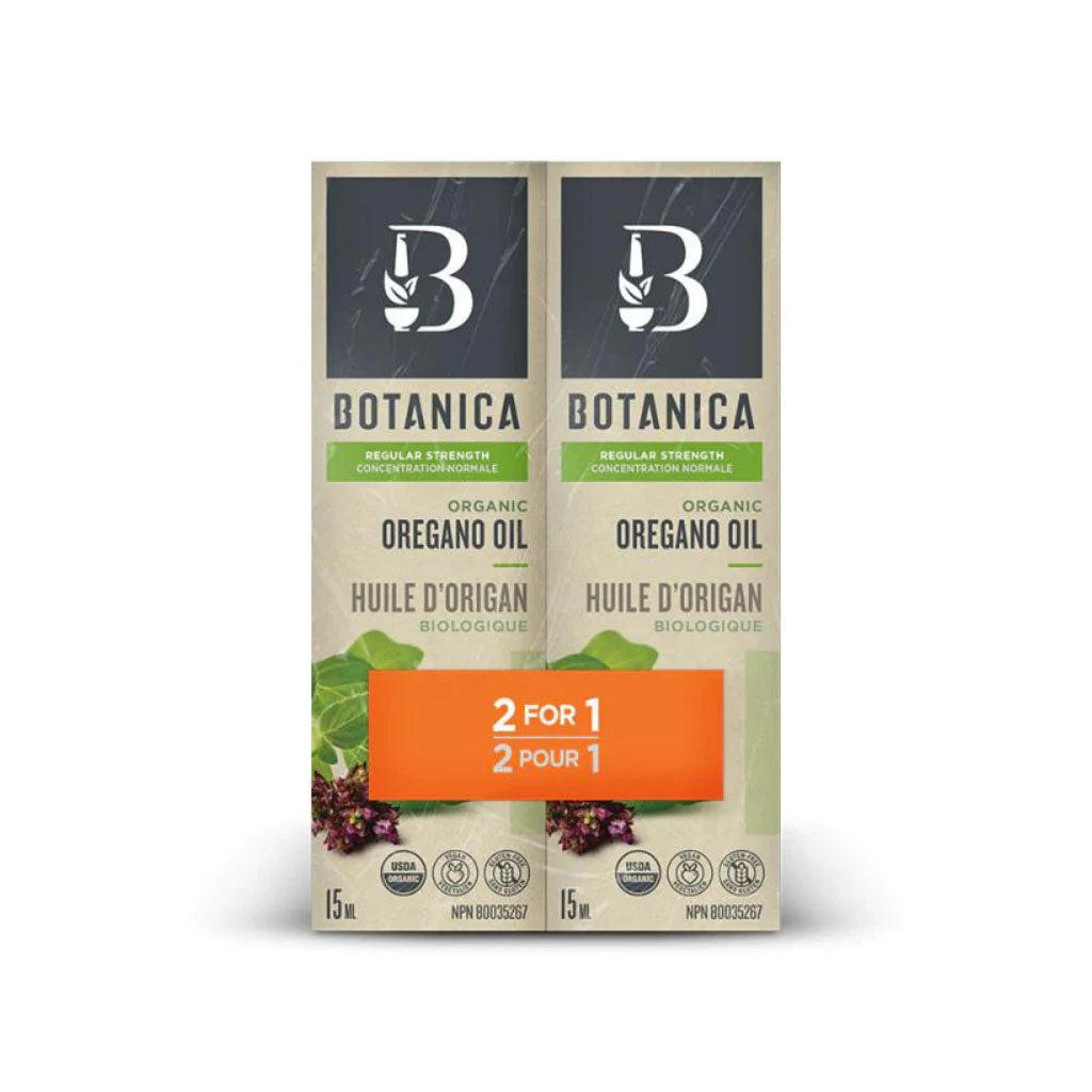 huile d'origan biologique Botanica - La Boite à Grains