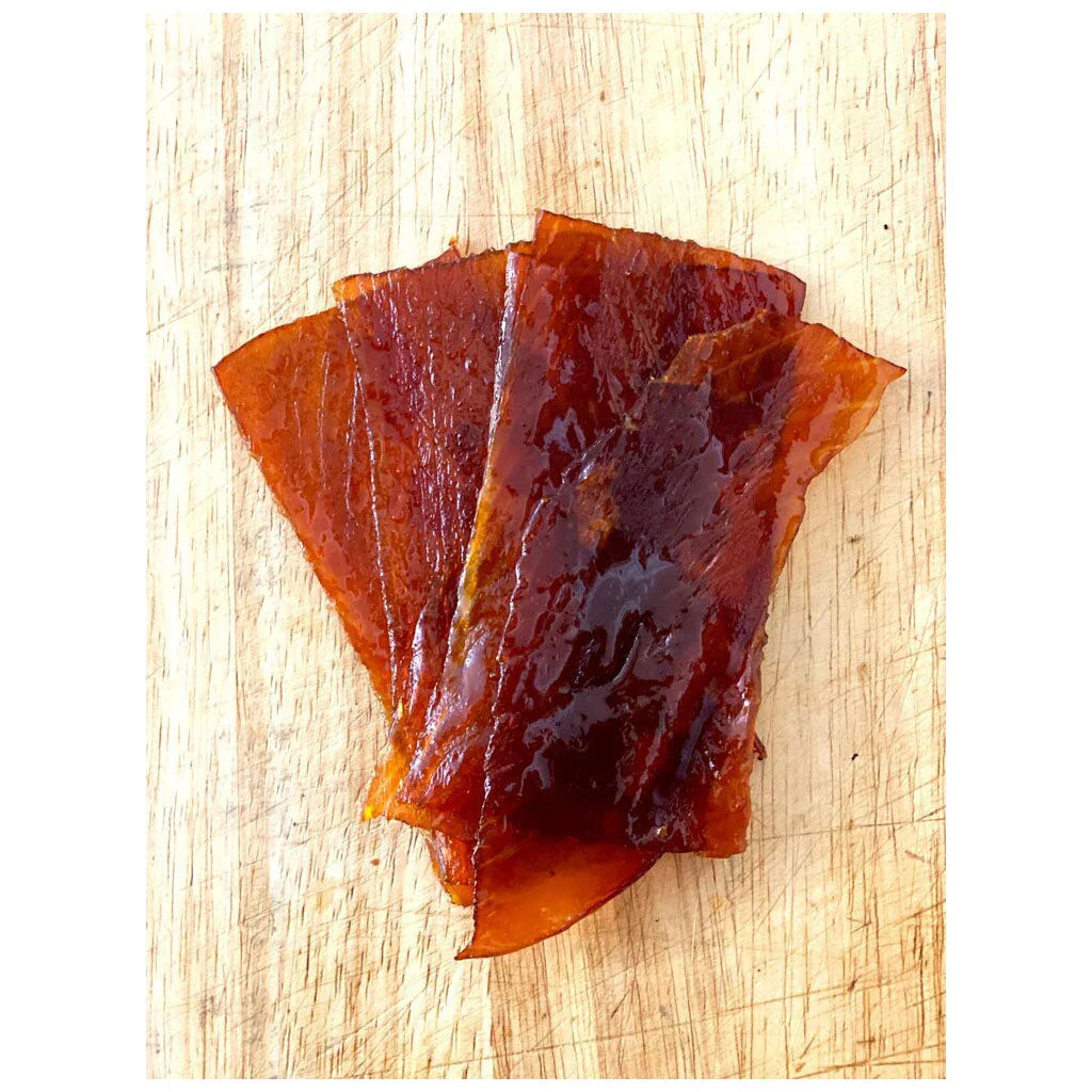 smoked salmon jerky Boucanerie Chelsea - La Boite à Grains