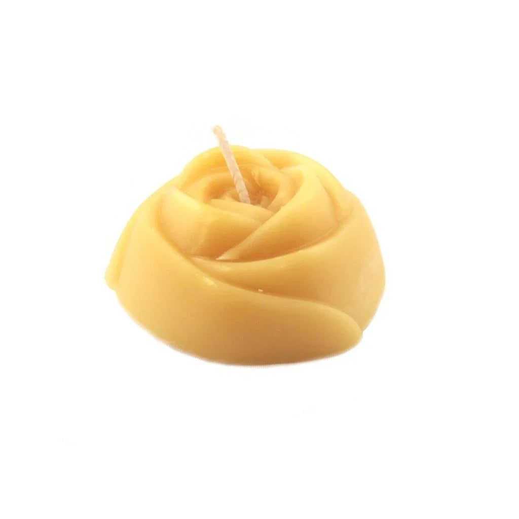 Rose Candle Natural Beeswax Honey Candles - La Boite à Grains