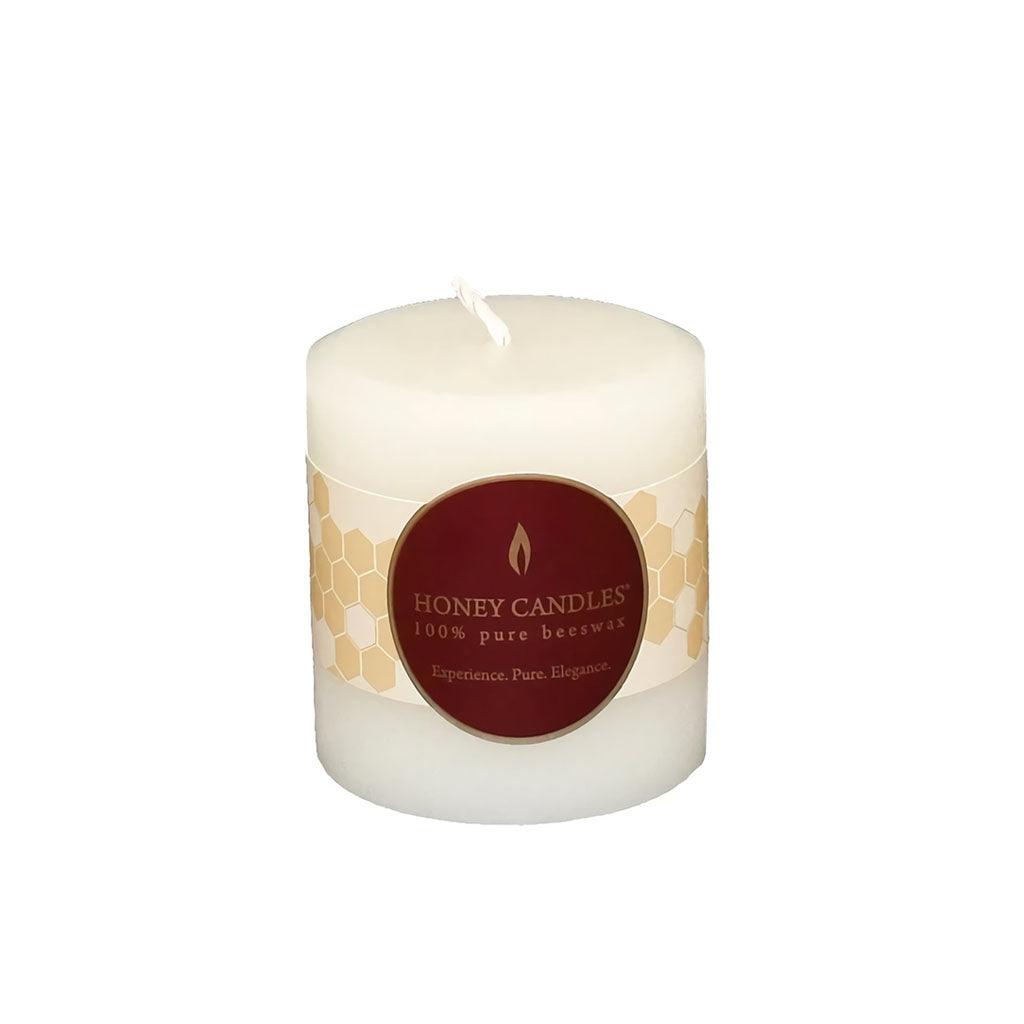Bougie Pillar Cire d'Abeille Perle Honey Candles - La Boite à Grains