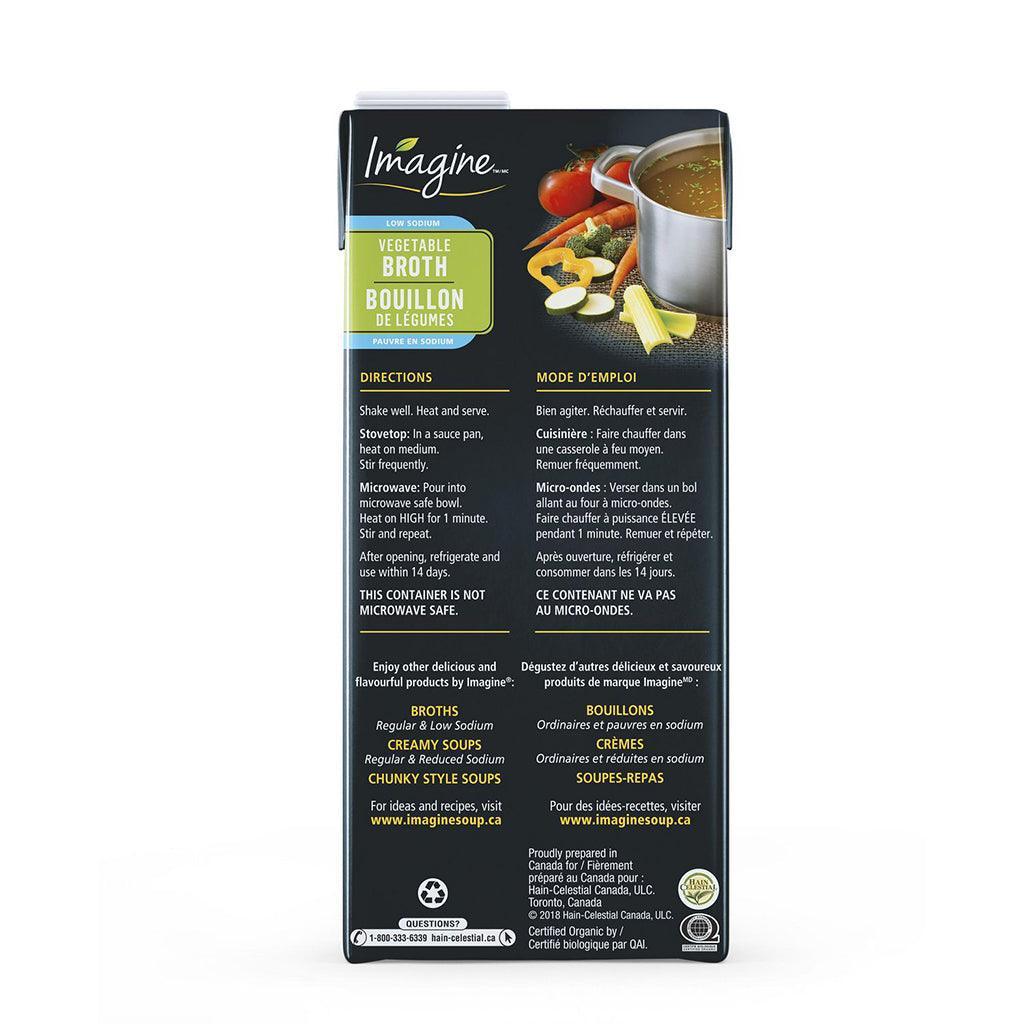 Bouillon de Légumes Biologique Faible en Sel Imagine - La Boite à Grains