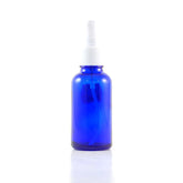Bouteille Bleu Cobalt avec Vaporisateur pour Huiles Essentielles La Boite à Grains - La Boite à Grains