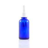 Bouteille Bleu Cobalt avec Vaporisateur pour Huiles Essentielles La Boite à Grains - La Boite à Grains