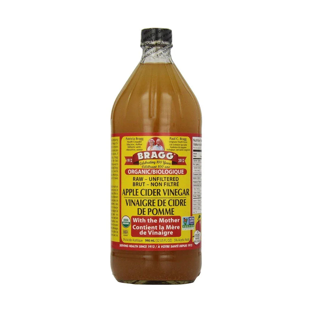 bragg vinaigre de cidre de pomme biologique 946 ml - La Boite à Grains