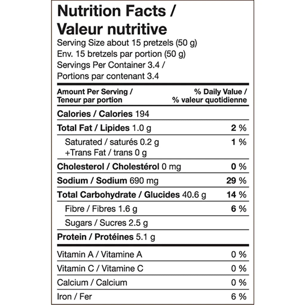 Neal Brothers Classic Thin Pretzels - La Boite à Grains