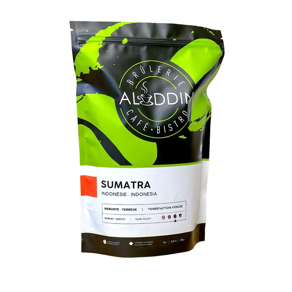 brûlerie aladdin sumatra Indonésie torréfaction foncée 1 kg