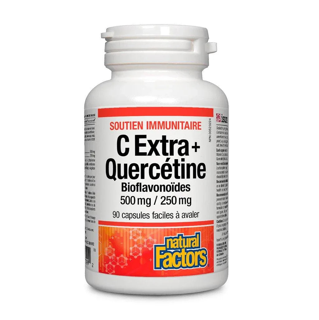 C Extra+ Quercetin Natural Factors - La Boite à Grains