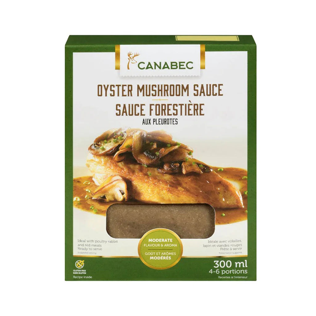 Canabec oyster mushroom forest sauce - La Boite à Grains