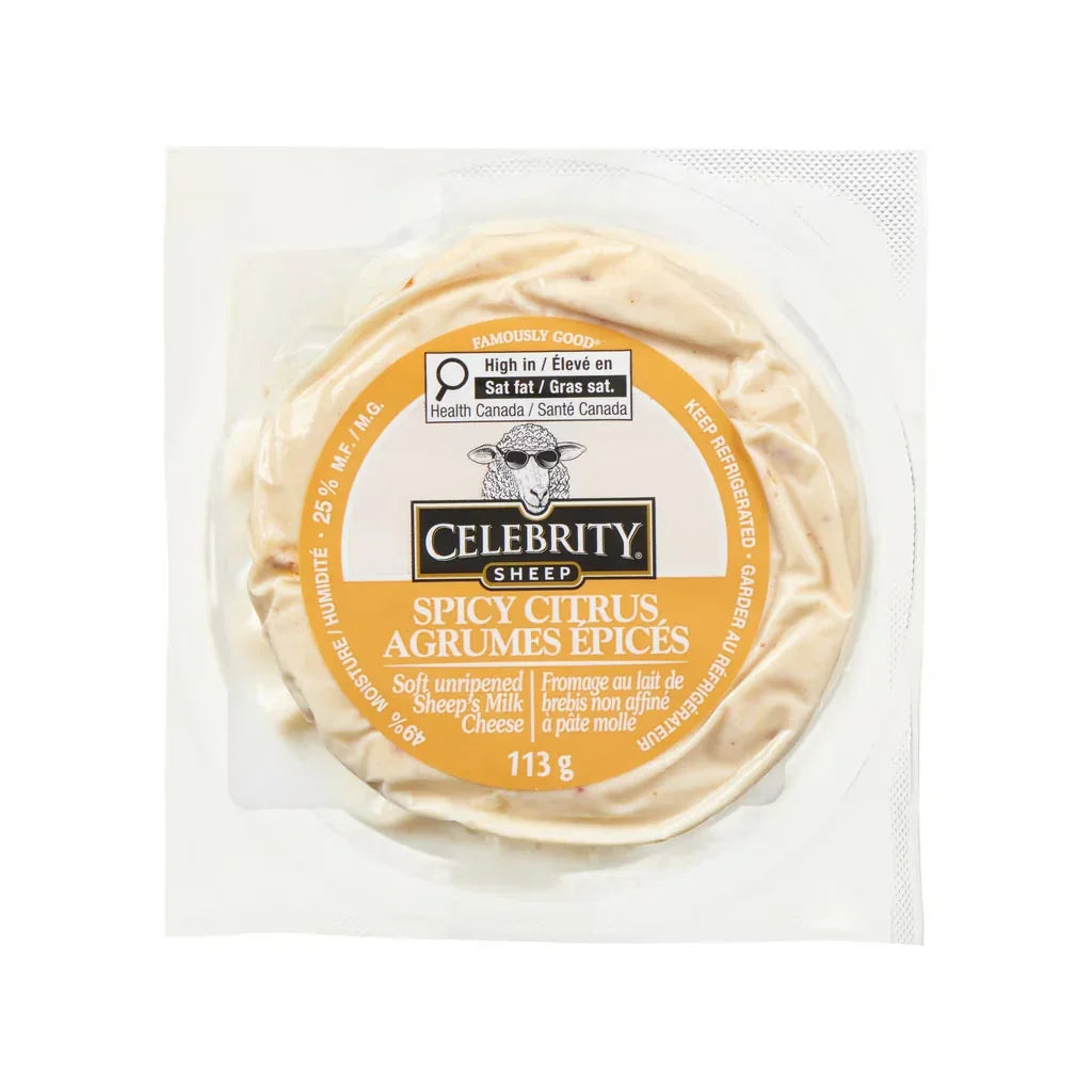 fromage au lait de brebis agrumes épicés Celebrity - La Boite à Grains