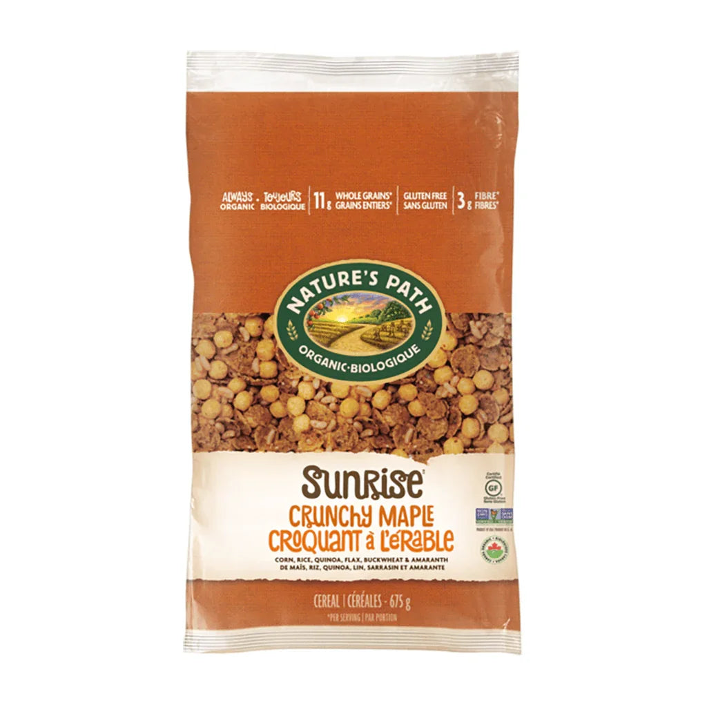 Nature's Path Maple Crunchy Sunrise Cereal - La Boite à Grains