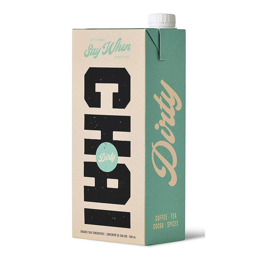 Chai Dirty Bio Say When - La Boite à Grains