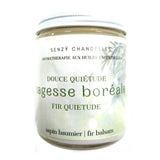 Chandelle de Soya Sagesse Boréale Collection Zen Senzy - La Boite à Grains